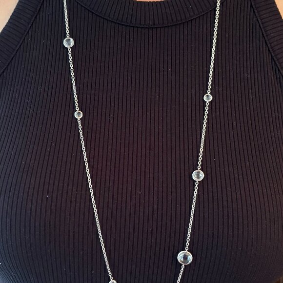 IPPOLITA Sterling Silver Rock Candy® Lollipop Station Necklace in Clear Quartz - Picture 2 of 6